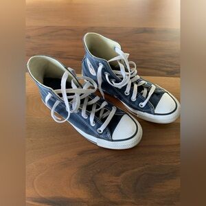 High Top Converse All Star Chuck Taylor Blue Sneakers